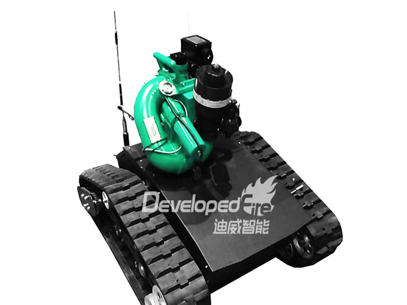 电动消防灭火窥伺机械人